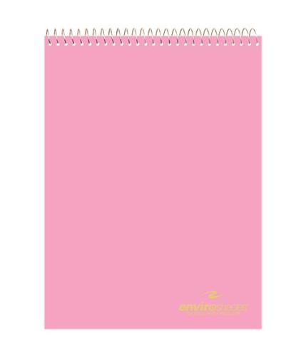 Enviroshades Covered Spiral-Bound Legal Pads, 8-1/2" x 11", 50 Sheets, Pink