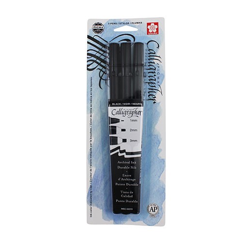 Pigma Calligrapher Pen, 3 Count