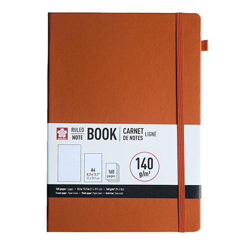 Notebook Ruled 8.3" X 11.7" (A4), Amber