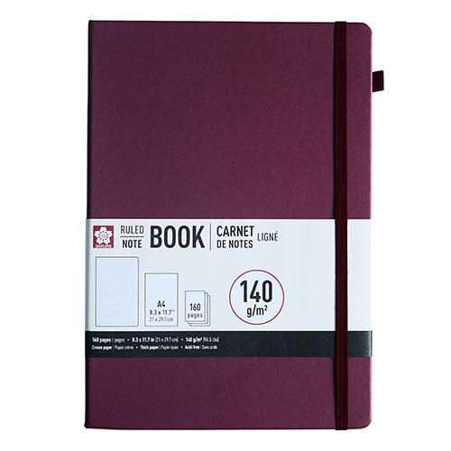 Notebook Ruled 8.3" X 11.7" (A4), Mulberry