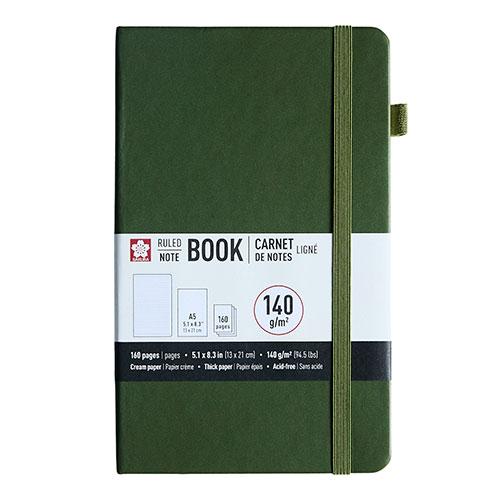 Notebook Ruled 5.1" X 8.3" (A5), Pine Needle