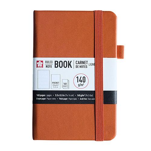 Notebook Ruled Pocket 3.5" X 5.5", Amber