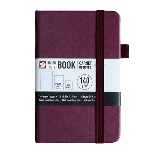 Notebook Ruled Pocket 3.5" X 5.5", Mulberry