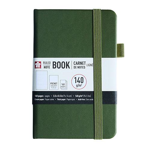 Notebook Ruled Pocket 3.5" X 5.5", Pine Needle