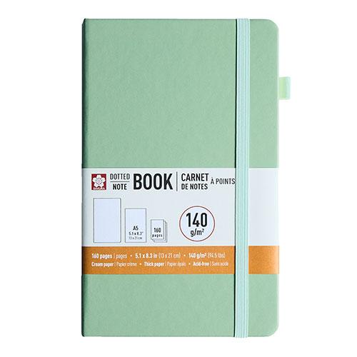 Notebook Dotted 5.1" X 8.3" (A5) , Pale Patina