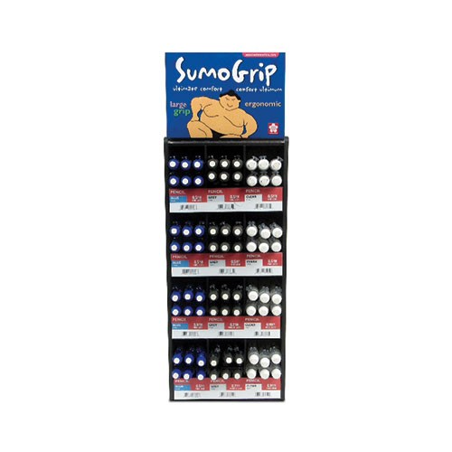 SumoGrip All Pencil Display, Assorted, 72 Count