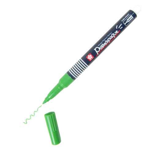 Permapaque, Fine Point, Yellow/Green