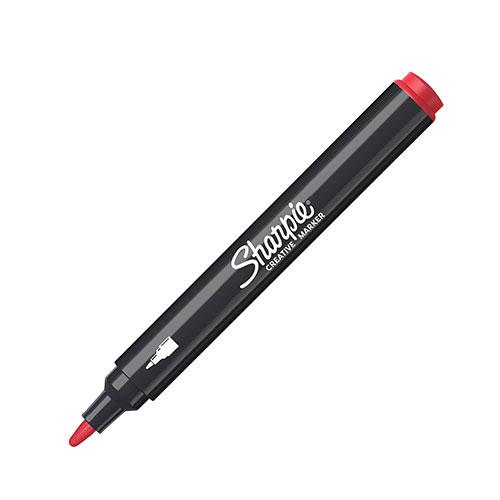 Sharpie Creative Marker, Bullet Tip, Red