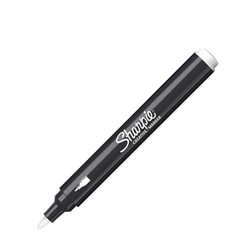 Sharpie Creative Marker, Bullet Tip, White