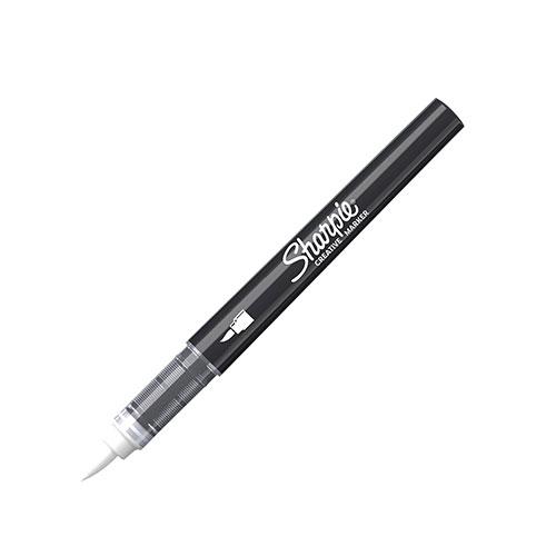 Sharpie Creative Marker, Brush Tip, White