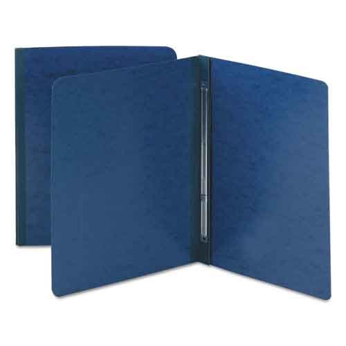 Side Opening PressGuard Report Cover, Prong Fastener, Letter, Dark Blue