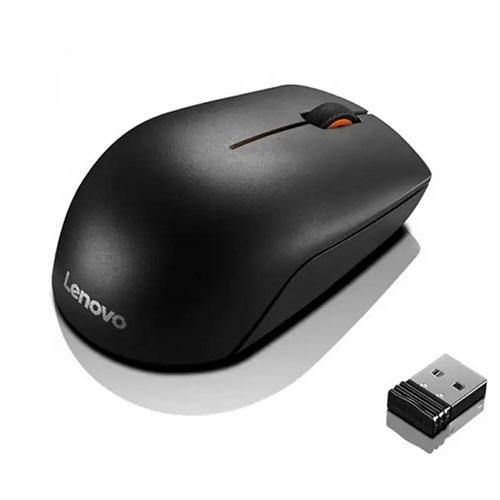 Lenovo - 300 Wireless Compact Mouse Compact and portable design, 2.4 GHz Wireless via Nano USB-A Receiver, Wireless, Black