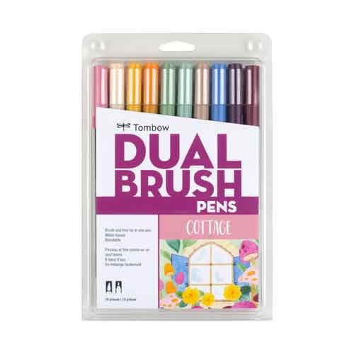 Dual Brush Set Cottage 10Pk