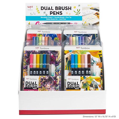 DUAL BRUSH PEN MANGA SETS 12PC