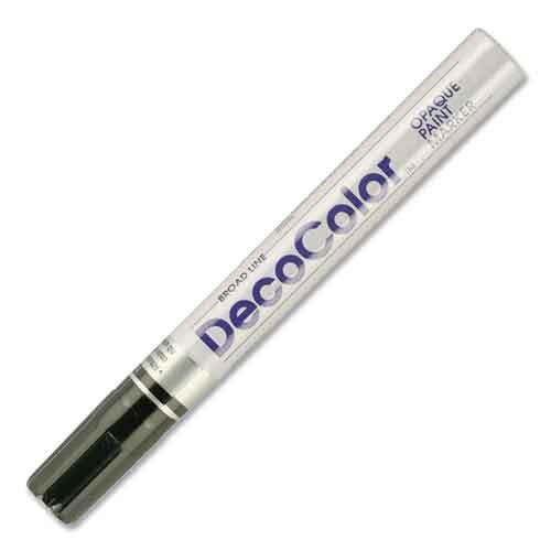 DecoColor Paint Marker, Broad Point, Black
