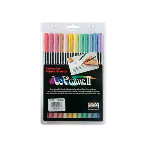 Marker, Leplume II, 12 Count Set, Pastel