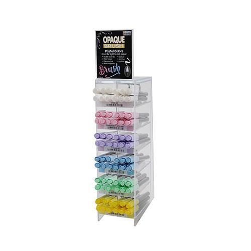 Opaque Brush Pens Pastels Display, Assorted, 72 Count