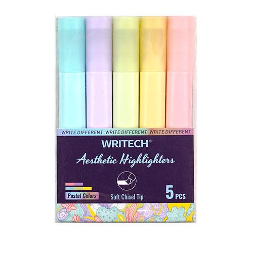Aesthetic Highlighter Pastel Set of 5