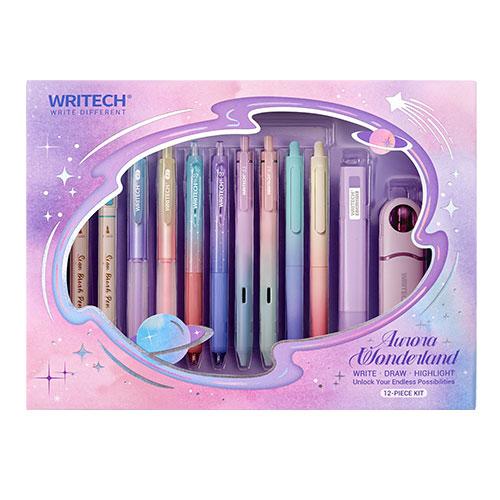 Aurora Wonderland Gift Set featuring 12 different writing instruments
