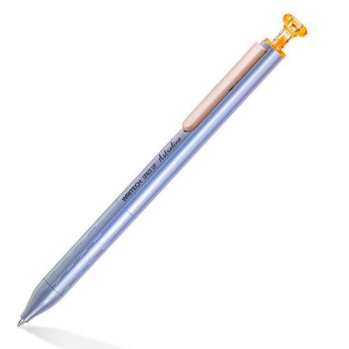 Astroline Gel Pen Purple Metal Barrel Black Ink 0.7mm tip