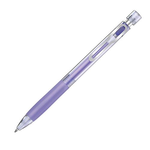 W Mechanical Pencil 0.7mm Translucent Purple Barrel