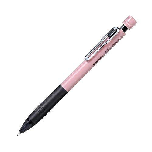 W Mechanical Pencil 0.7mm Solid Pink Barrel