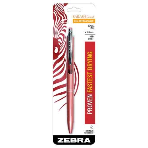 Sarasa Grand Retractable Pen, 0.7mm, Rose Gold