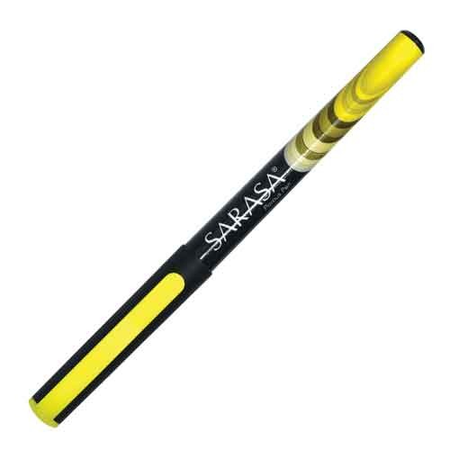 Sarasa® Fineliner Pens, 0.8mm Needle Point, Yellow