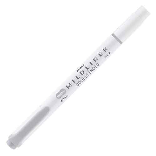 Mildliner Double-Ended Highlighter, Grey