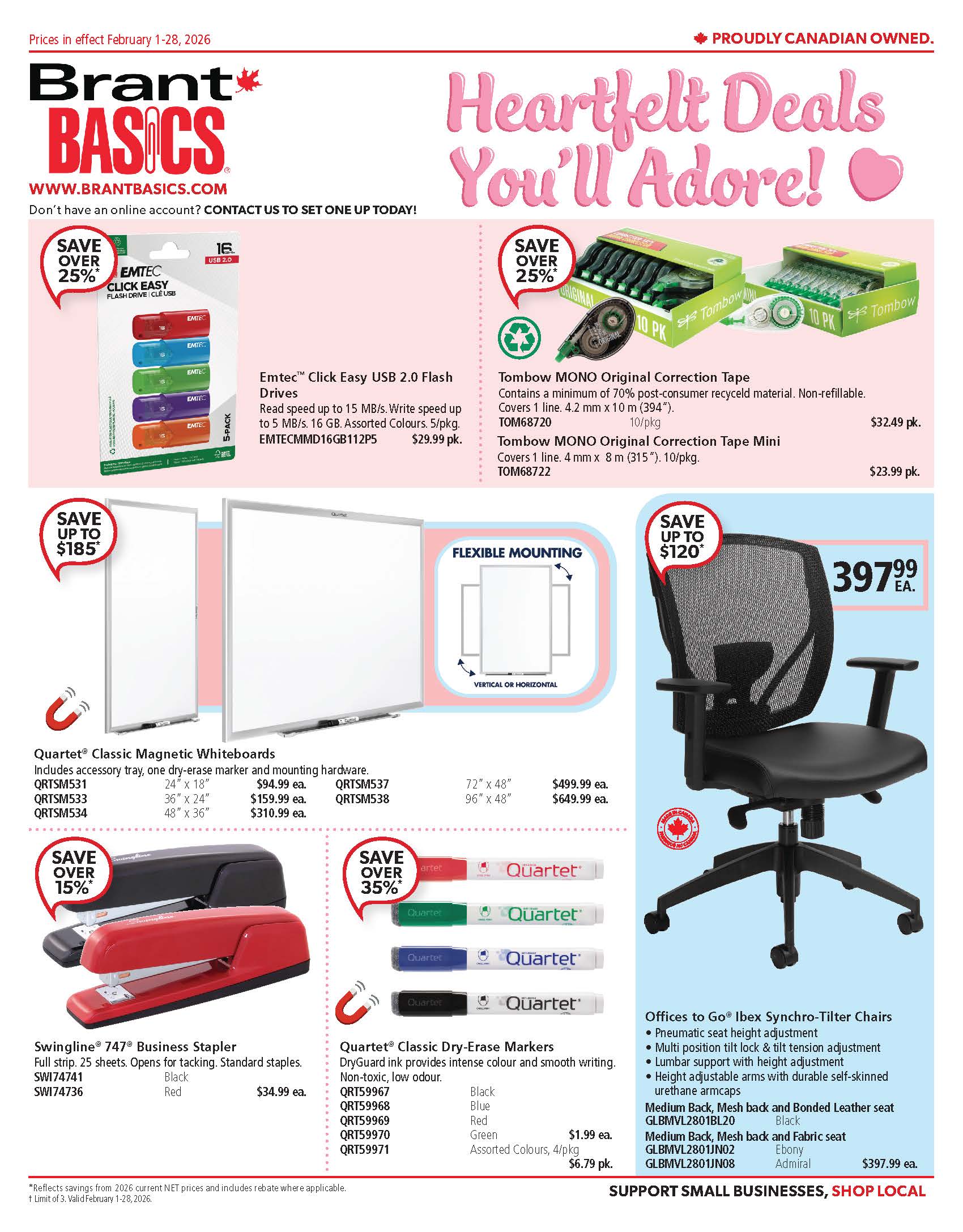 Monthly flyer