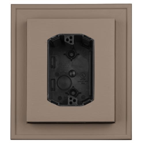 Mid America 7 in. x 8 in. UL Electrical Block - 008 Natural Clay