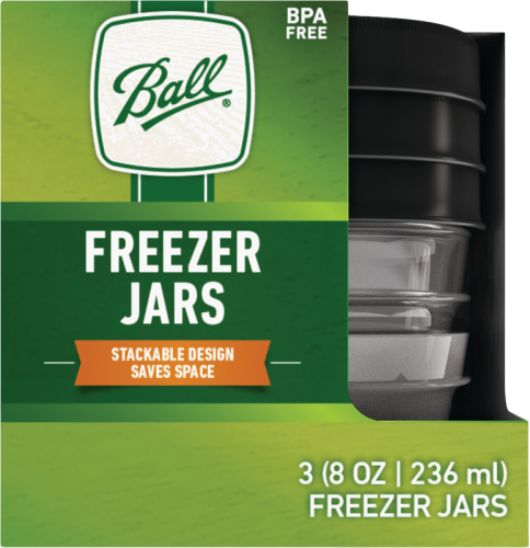 Ball 8 Oz Freezer Jar (3-Pack)