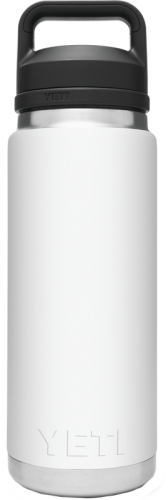 Yeti Rambler 26 oz. White Insulated Water Bottle with Chug Cap