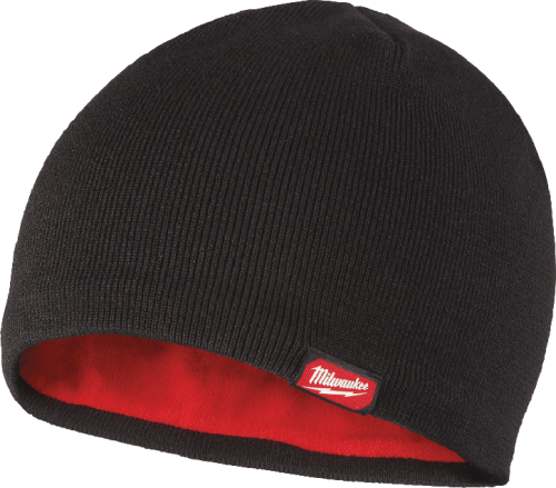 Milwaukee Black Fleece-Lined Acrylic Beanie Sock Cap