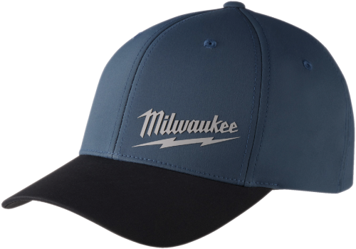 Milwaukee WORKSKIN Blue Performance Fitted Hat, Small/Medium