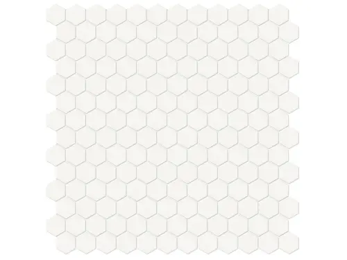Anatolia SOHO Hexagon 1 in. Mosaic Matte White Tile