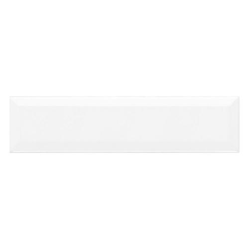 Jeffrey Court Vintage Studio Beveled Field 3 in. x 12 in. Glossy Starry White