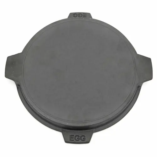 Big Green Egg Cast Iron Dual Side Plancha Griddle 14 in / 36 cm (2XL, XL, L)