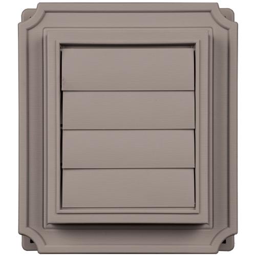 Mid America Master Exhaust Vent Square/Scalloped - 041 CT Granite Gray
