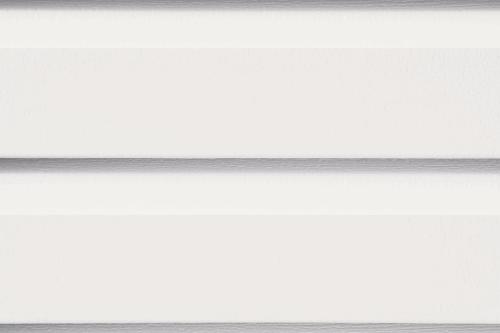 CertainTeed Monogram 0.046 Double 4 in. x 12 ft. 6 in. Colonial White Vinyl Siding