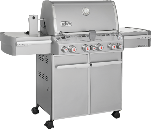Weber Summit S-470 Stainless Steel 4-Burner Infrared Liquid Propane Gas Grill
