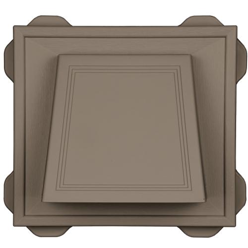 Mid American 4 in. Hooded Dryer Vent Briarwood 235