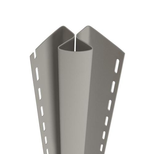 CertainTeed 3/4 in. x 10 ft. Granite Gray Inside Corner