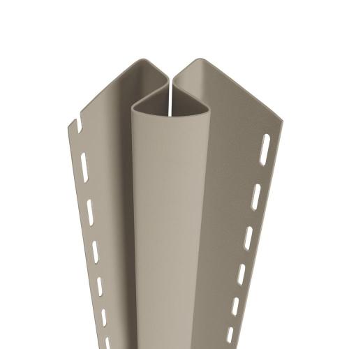 CertainTeed 3/4 in. x 10 ft. Natural Clay Inside Corner