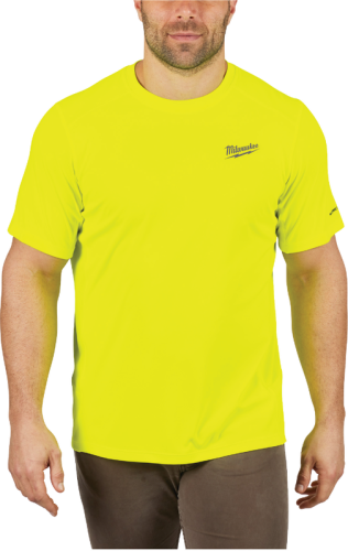 Milwaukee WORKSKIN 2X High Visibility Short Sleeve Men's Lightweight Performance Shirt