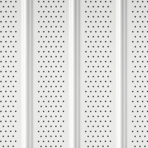 CertainTeed Universal Triple 4 Fully Vented 12 ft. Soffit Colonial White