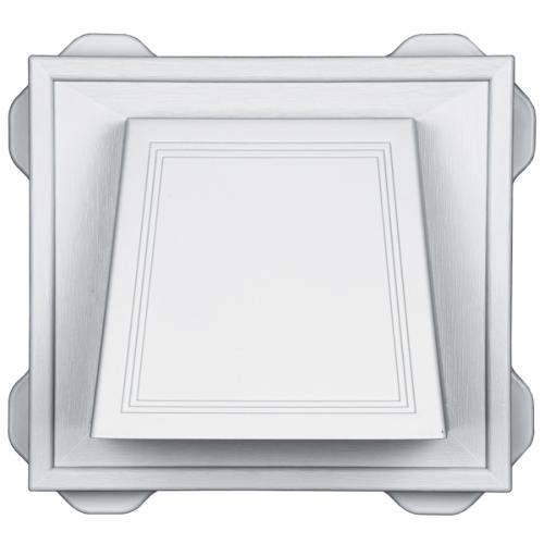 Mid America 4 in. Hooded Dryer Vent White 117