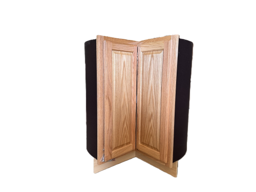 Aristokraft Westbury Natural Oak 36 in. Square Base Corner Roto Lazy Susan (BLS36)