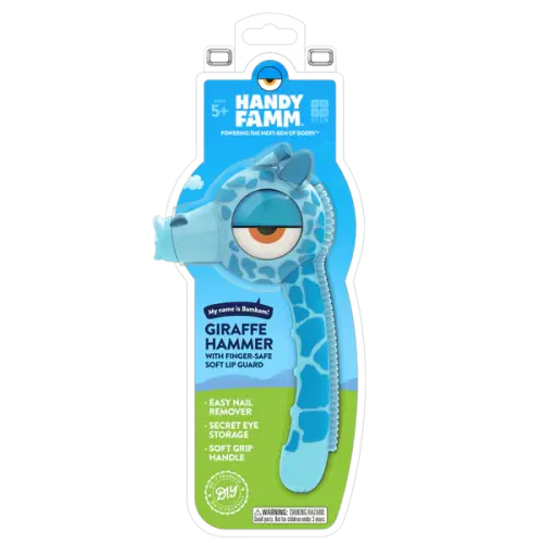 Handy Famm Bambam the Blue Giraffe Kids Hammer