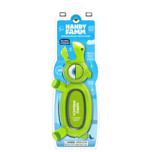 Handy Famm Chomp the Green Hippo Kids Wrench